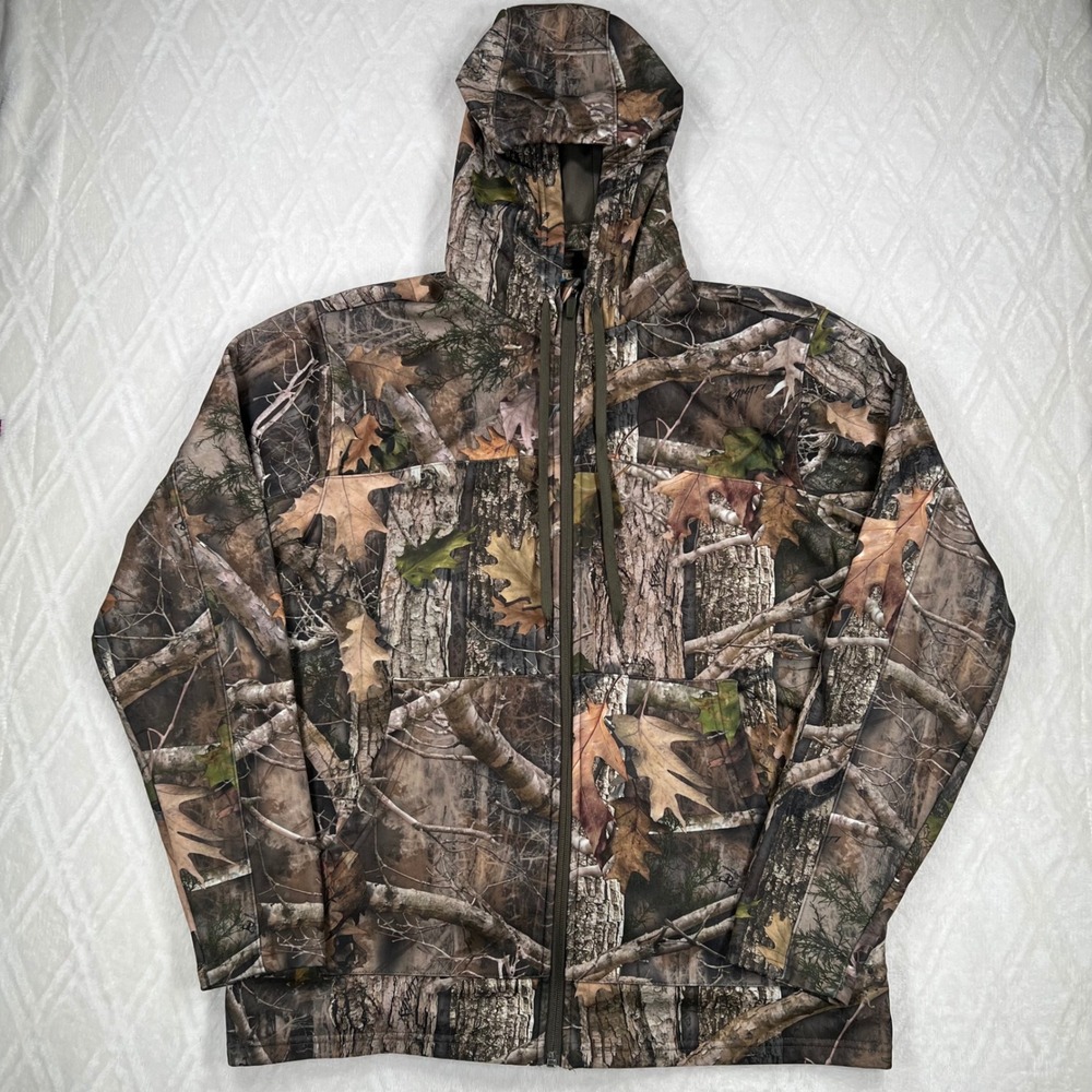 RedHead Mens‎ TrueTimber Kanati Camo Full Zip Hunting Hoodie Medium